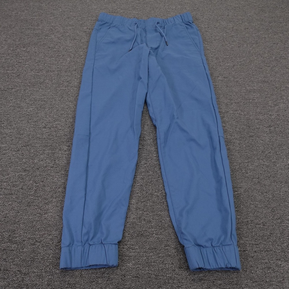DUER NuStretch Jogger Pants Mens 30x28 Blue Elastic Waist Tapered Stretch Casual